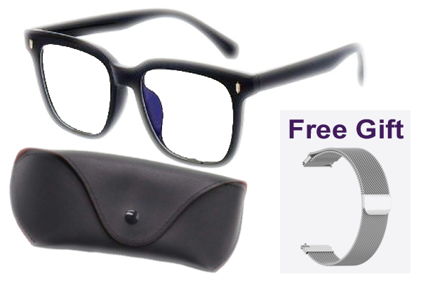 Men plano anti blue eyeglasses